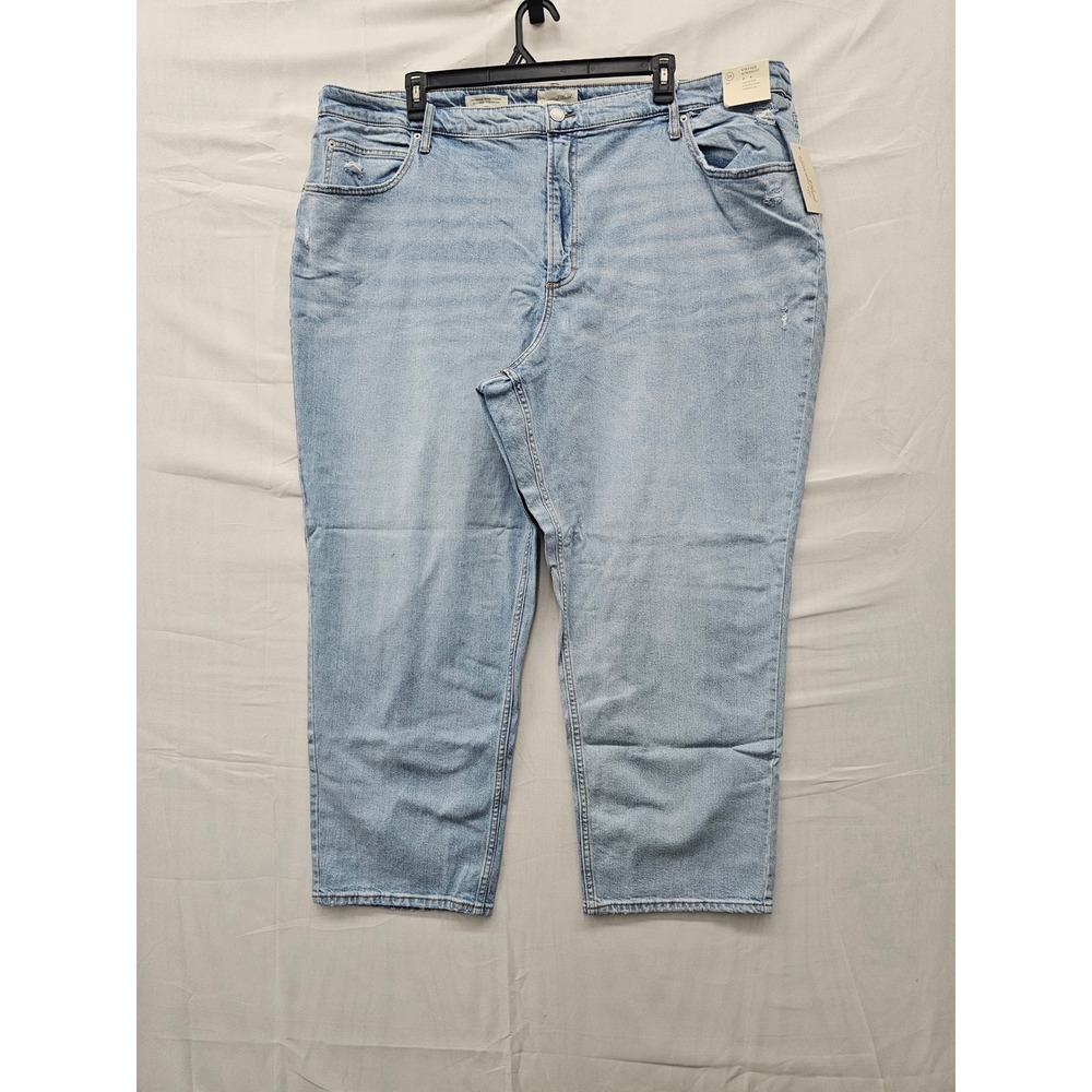 Universal Thread Womens Vintage Straight Jeans Blue Cotton Blend Casual Size 28